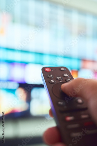 Controlling the television with a remote