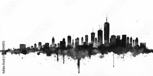 Grunge urban black texture on white background vector illustration. Grunge dirty urban dust texture design with scratches.