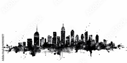 Grunge urban black texture on white background vector illustration. Grunge dirty urban dust texture design with scratches.