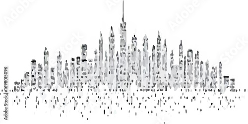 Grunge urban black texture on white background vector illustration. Grunge dirty urban dust texture design with scratches.