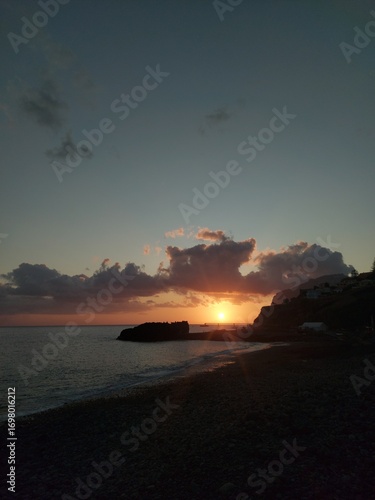 Madeira island, sea, water, blue, waves, landscape, travel, adventures, destination, nature, view, rock, cliff, mountain, green, blue, paradise, madeira island, sunset, dawn, evening, darl, ligth