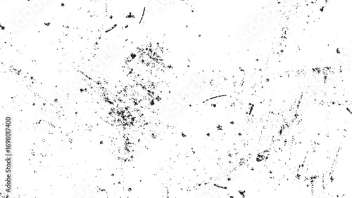 Sketch Lines Grunge Texture. Black Distress Overlay with Abrasion and Scribble Effect