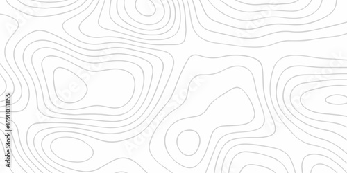 Abstract topographic White wave paper curved reliefs. Topographic map patterns, topography line map. Abstract white topography vector background. Contour maps. Vector illustration.