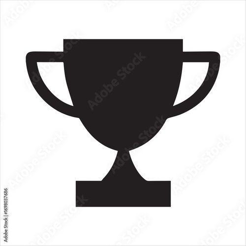 Golden trophy icon for award and achievement recognition