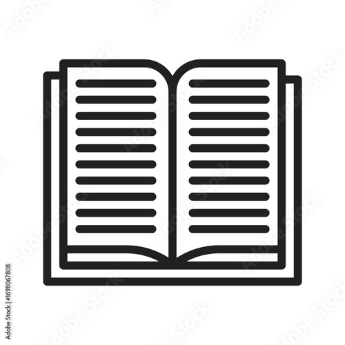 Journaling Bookicon vector image. Suitable for mobile apps, web apps and print media.