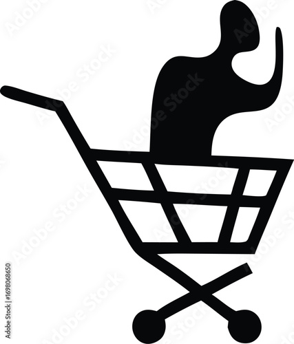 E‑Commerce Icon Set: Secure Shopping Cart, Retail Interaction & Online Platform Symbols