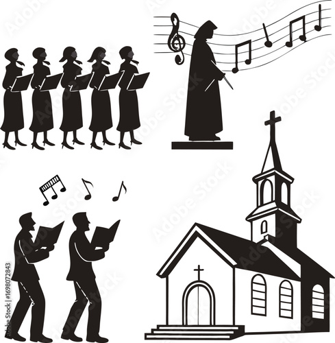 Choir and church