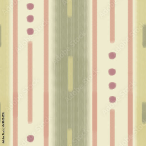 Vertical Dotted Stripe Seamless Pattern