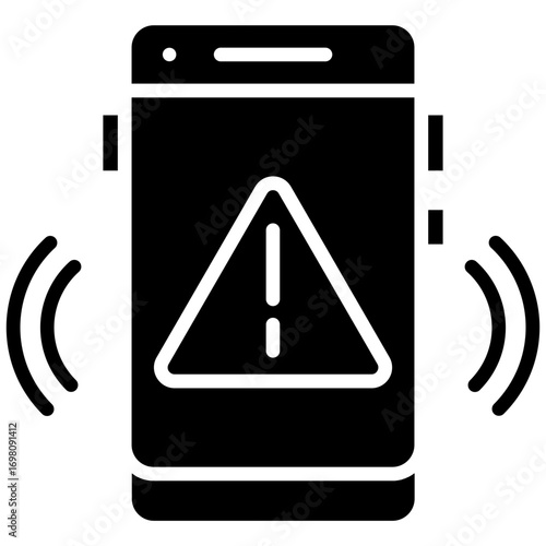 Mobile Warning Icon