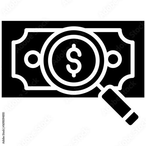 Loupe Money Icon