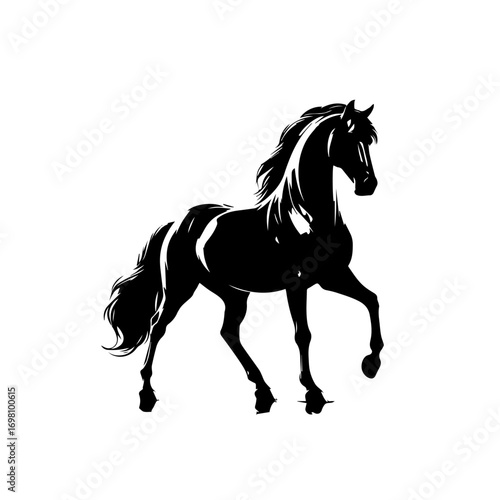 Beautiful Horse Vector Illustration – Majestic Equine Artwork