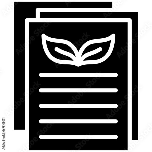 Biodegradable Paper Icon