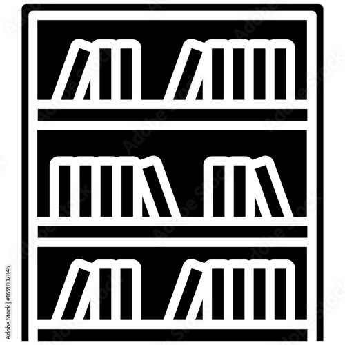 Library Shelves Icon