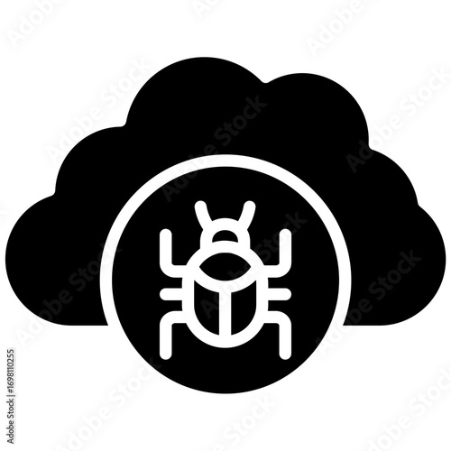Cloud Virus Icon