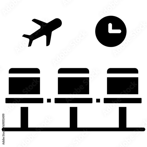 Airport Waiting Room Icon