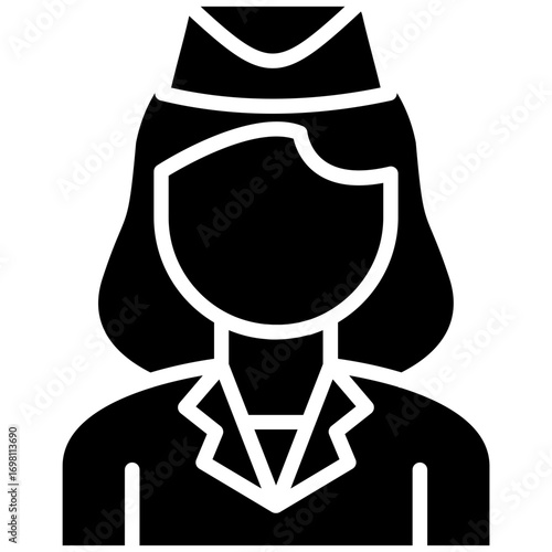Air Hostess Icon