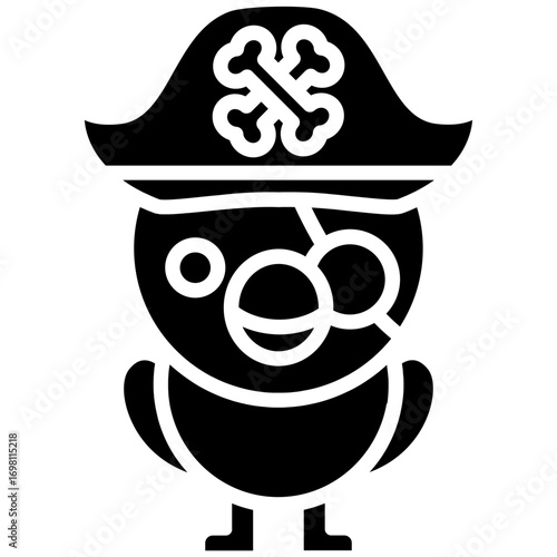 Pirate Parrot Icon