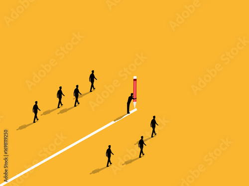 Businessmen follow the middle path