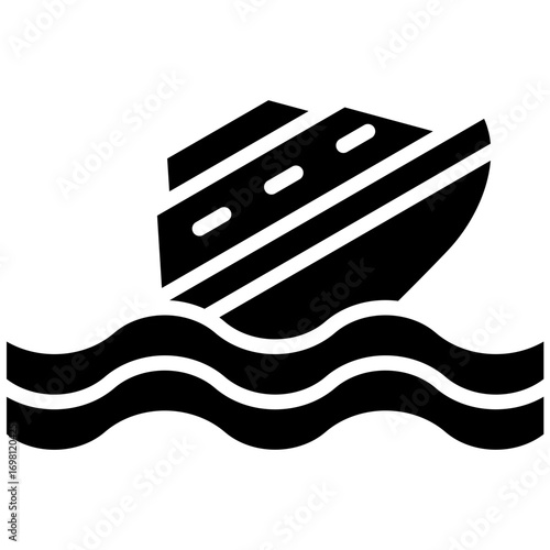 Boat Sink Icon