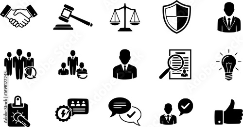 Code of conduct icon vector collection. 