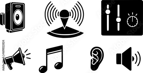 Volume vector icon symbol. illustration sign collection.
