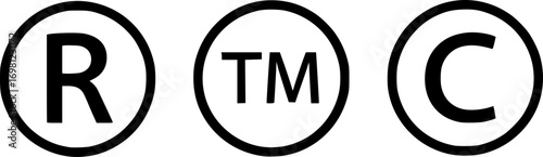TM, R, C Symbol collection
