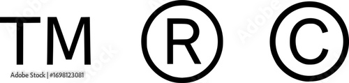 TM, R, C Symbol collection
