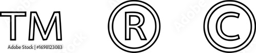 TM, R, C Symbol collection
