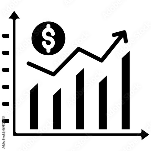 Inflation Graph Icon