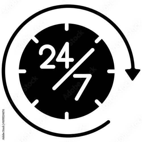 24 Hours Icon