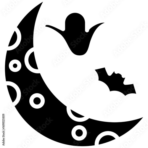 Halloween Moon Icon