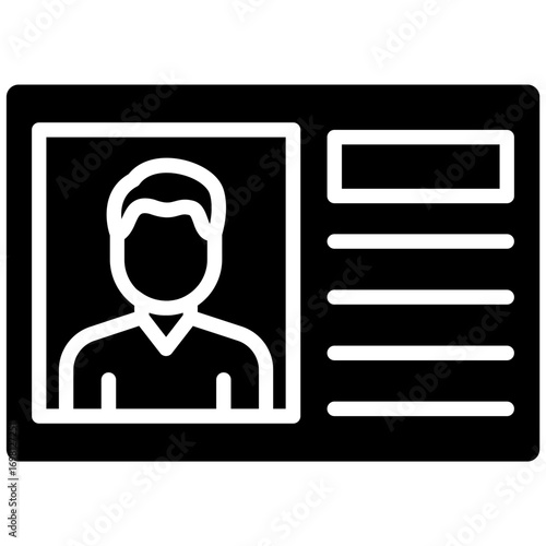Passport Photo Icon