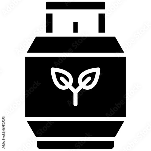 Biogas Cylinder Icon