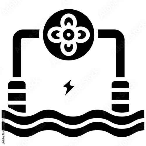 Ocean Energy Icon