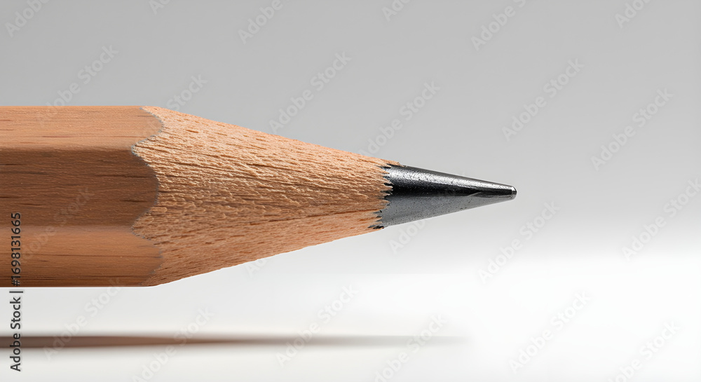 Fototapeta premium Precision Sharpened Pencil Tip Macro