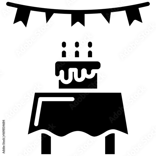 Birthday Table Icon
