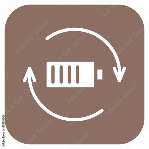 Battery Recycling Icon