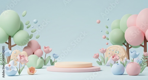 Pastel Paradise Podium