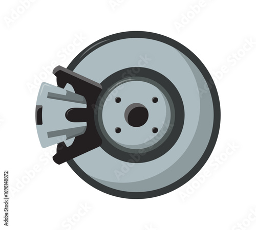Car Brakes vector illustration