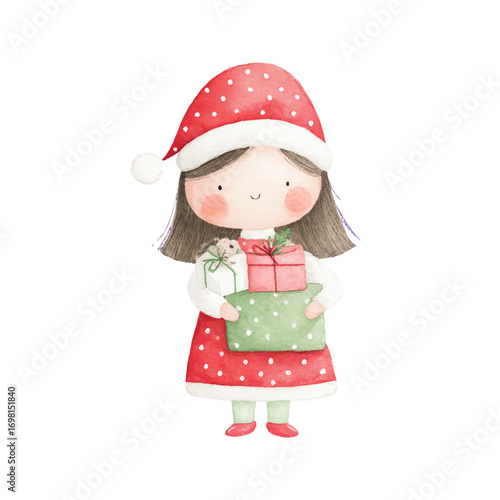dolpunk_simple_watercolor_illustration_of_a_chibi_Santa_girl__336ed3f8-d289-4aa9-8599-9b082dae0002_0-high-fidelity-v2-2x