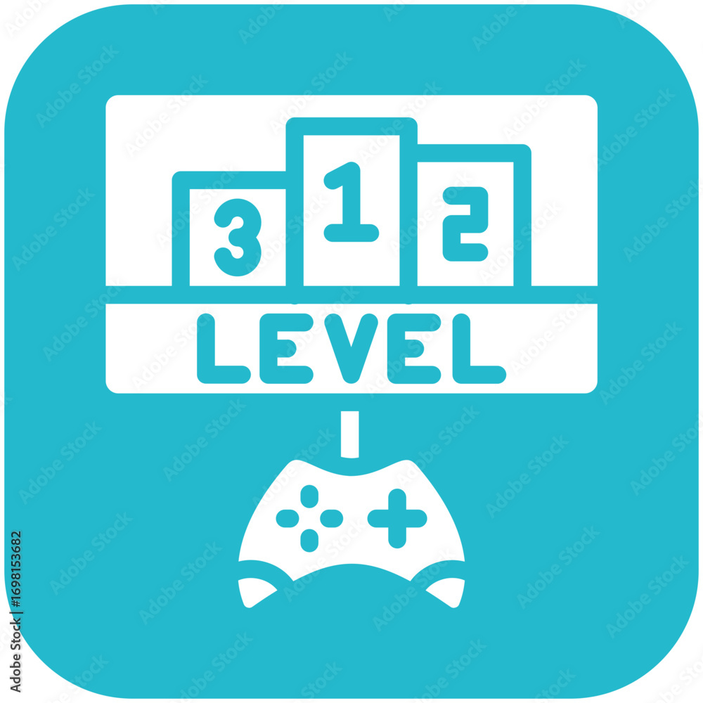 Obraz premium Custom Level Icon