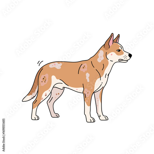 Australian dingo a wild canine portrait of this ancient breed