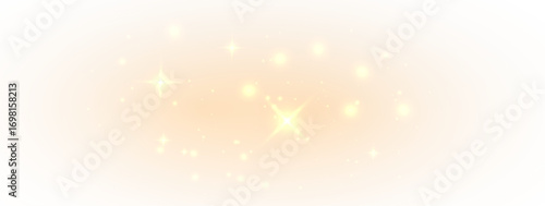 Dust orange glow shine glowing sparkle shiny light transparent stardust particles bright glitter festive magical background png.