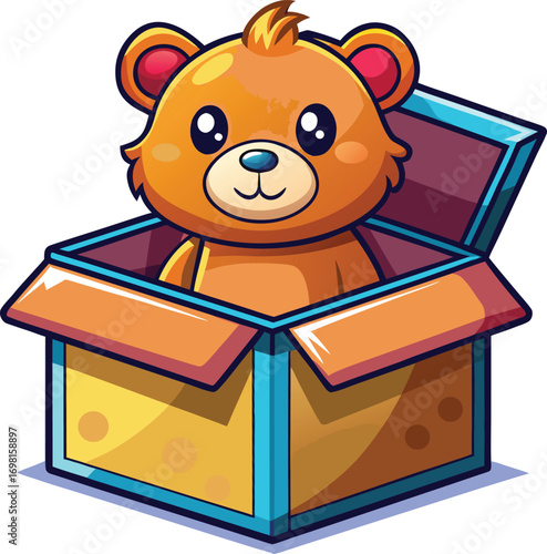 Christmas Community Volunteering Cute Teddy Bear Surprise Box