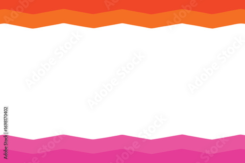 Abstract background with gradient shapes border with white center space for banner, presentation, poster, flyer, and digital design projects