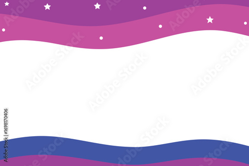 Abstract background with gradient shapes border with white center space for banner, presentation, poster, flyer, and digital design projects