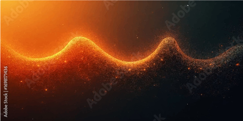 Abstract light and starry background with space for text and glowing colorful design