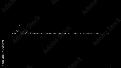 Abstract on circle music wave flux animation, sound beat ripples, music spectrum , digital audio studio ,looping animation colorful light background.