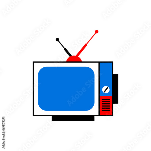 Retro Television Vector Icon