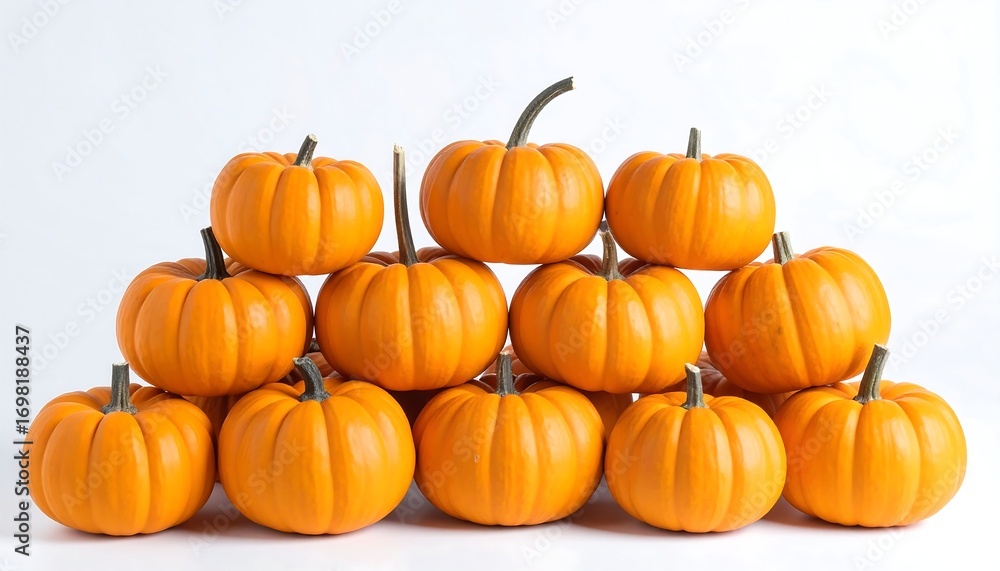 Obraz premium Stacked mini pumpkins